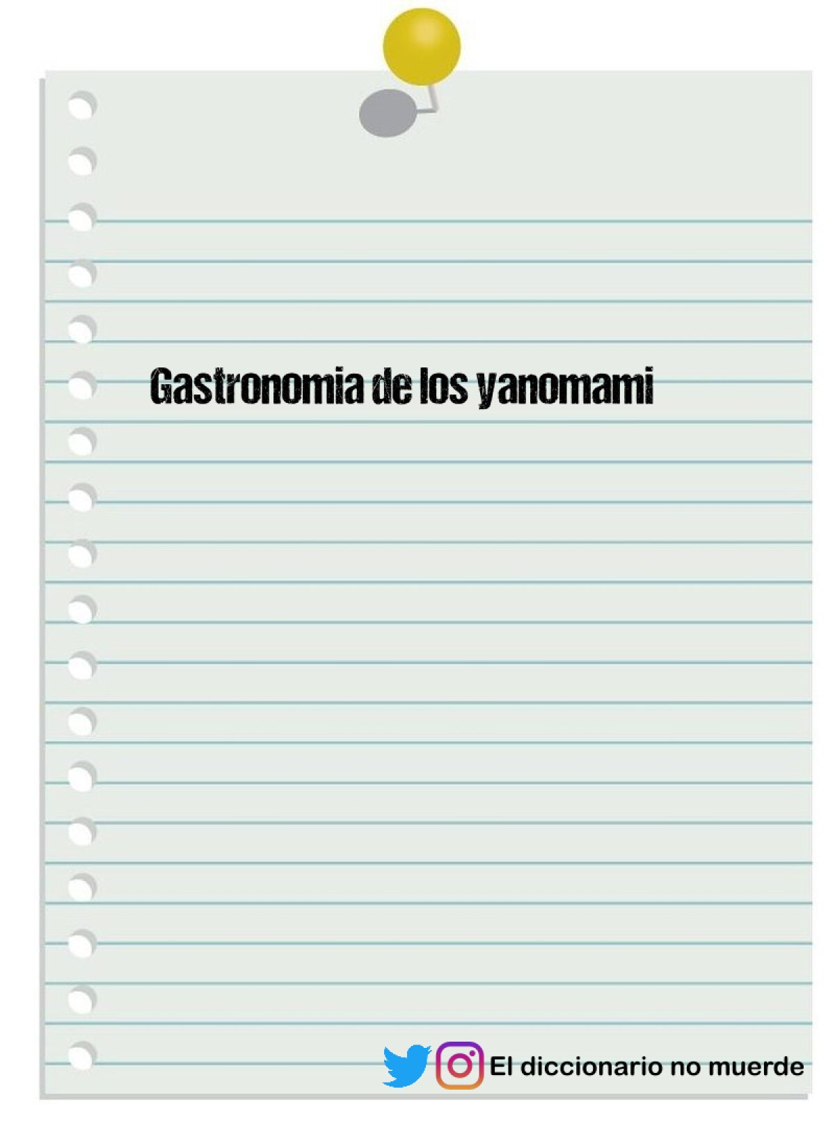 Gastronomia de los yanomami