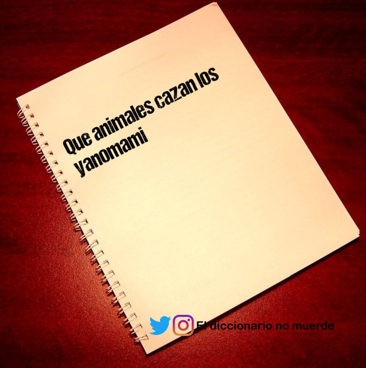 Que animales cazan los yanomami