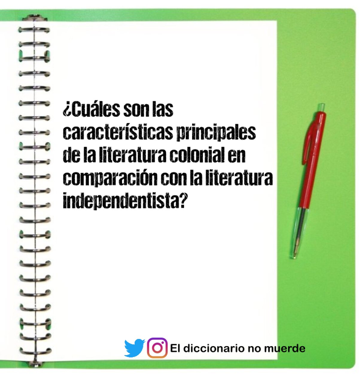 ¿Cuáles son las características principales de la literatura colonial en comparación con la literatura independentista?