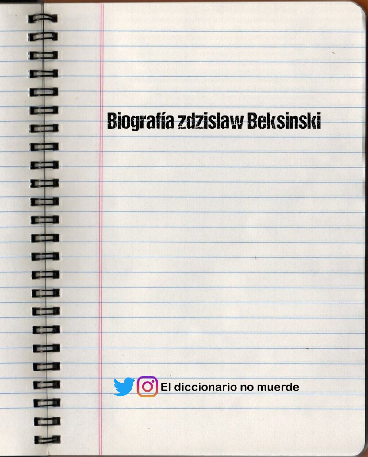 Biografía zdzislaw Beksinski