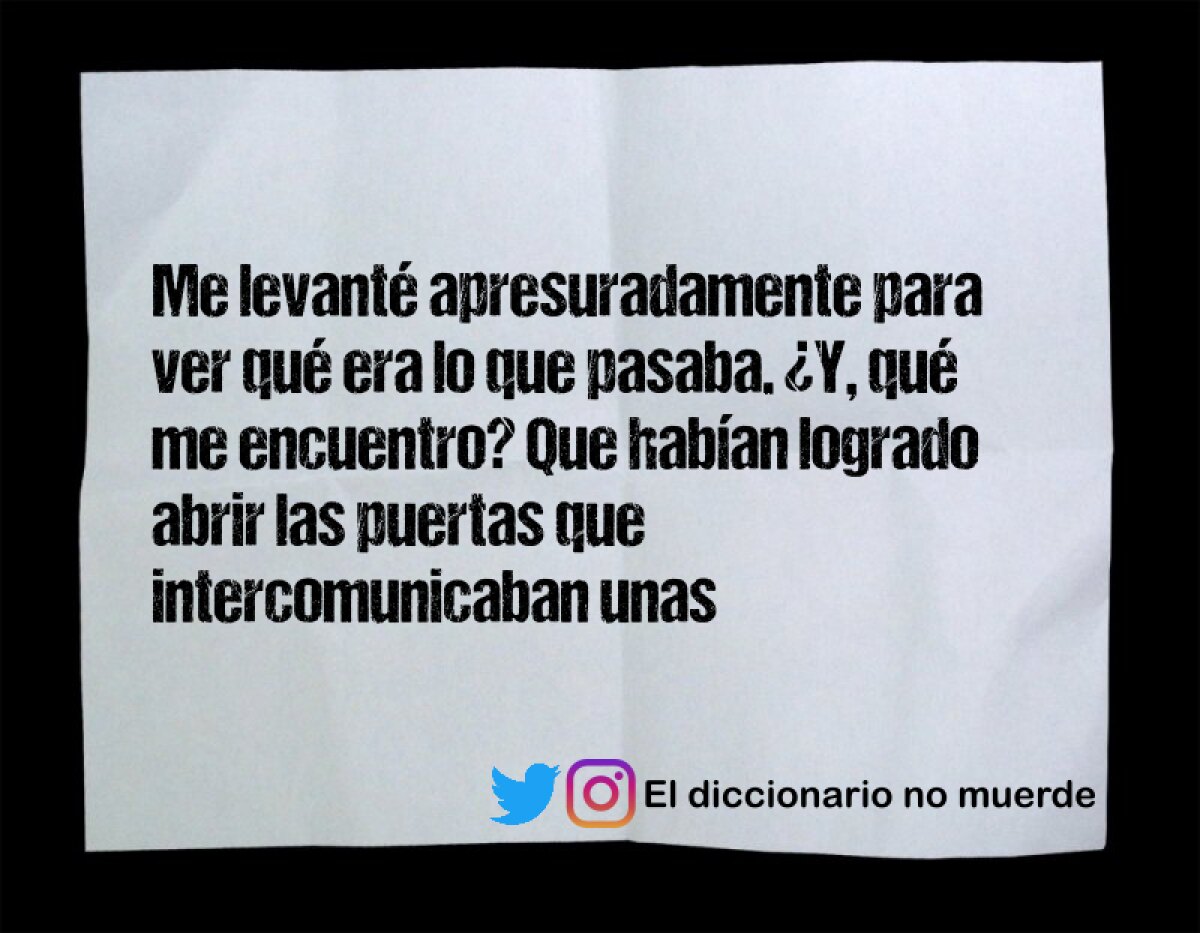 Me levanté apresuradamente para ver qué era lo que pasaba. ¿Y, qué me encuentro? Que habían logrado abrir las puertas que intercomunicaban unas habitaciones con otras, habían comprado cervezas y tenían toda una fiesta armada. ¡Fue terrible! Regresé a Cali con todos esos chicos con cara de enguayabados, con unas ojeras terribles.