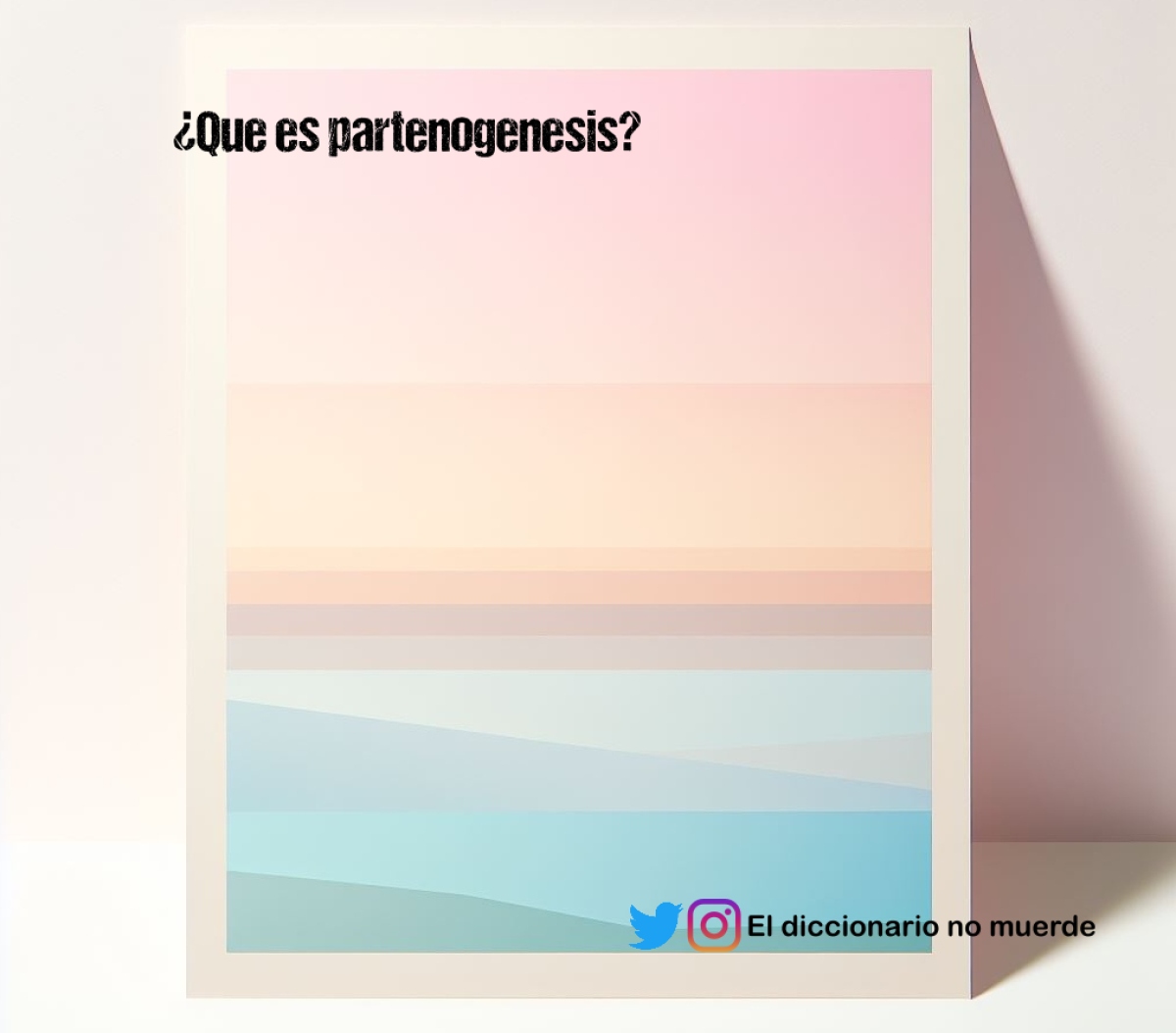 ¿Que es partenogenesis?