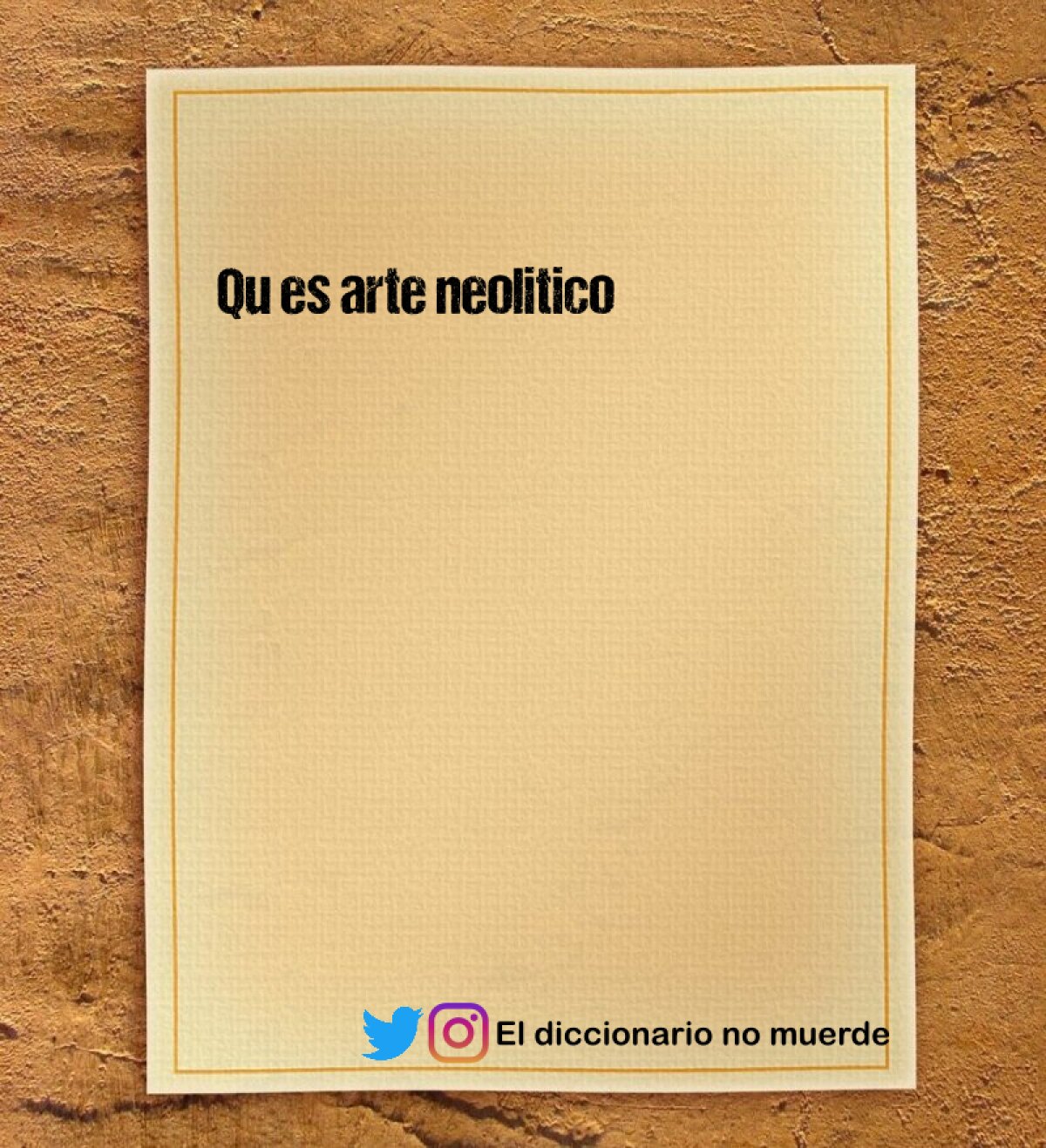 Qu es arte neolitico