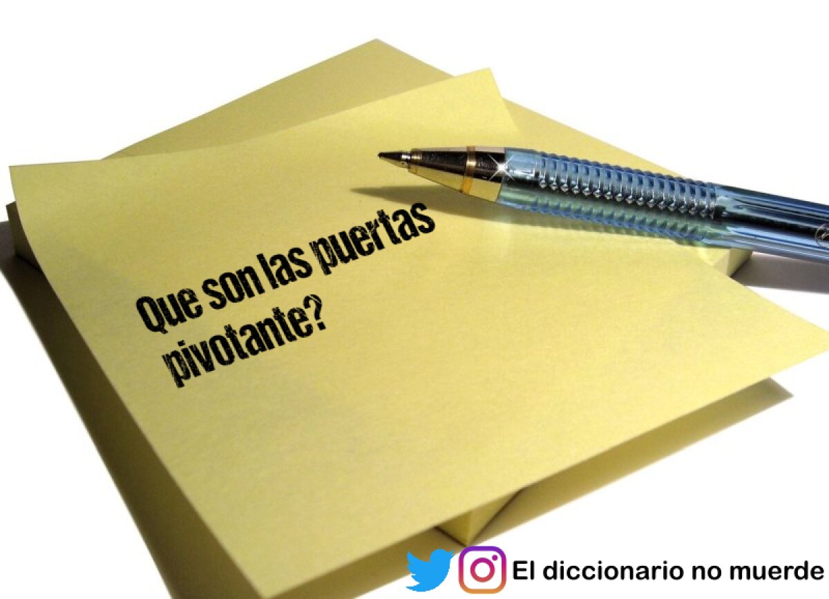 Que son las puertas pivotante?