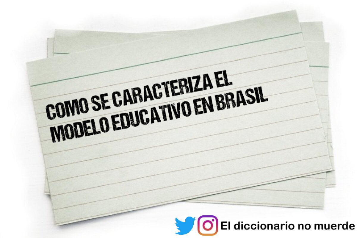 COMO SE CARACTERIZA EL MODELO EDUCATIVO EN BRASIL