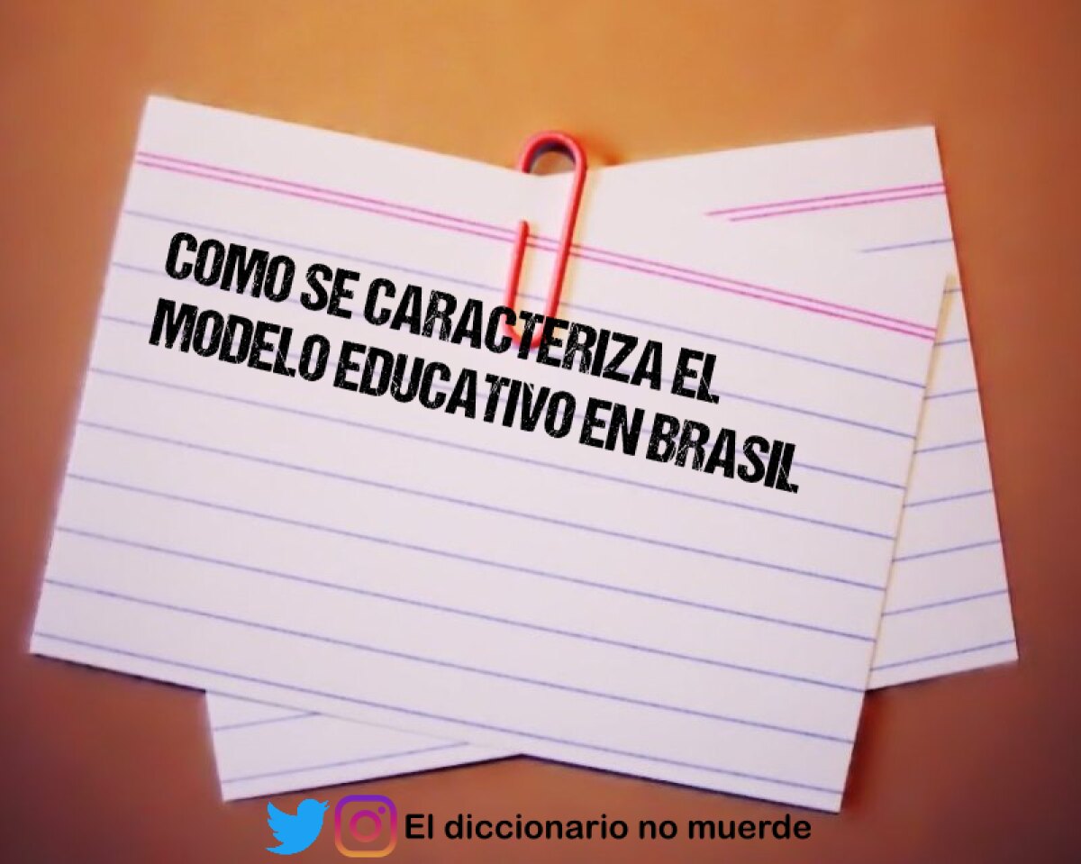 COMO SE CARACTERIZA EL MODELO EDUCATIVO EN BRASIL