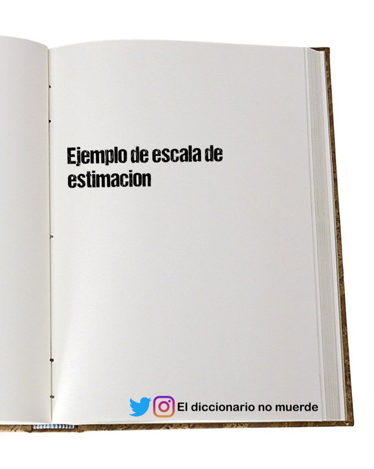 Ejemplo de escala de estimacion