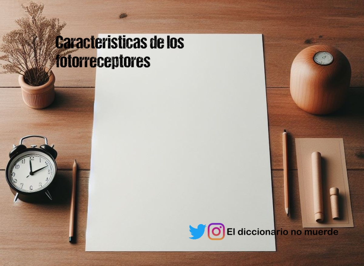 Caracteristicas de los fotorreceptores