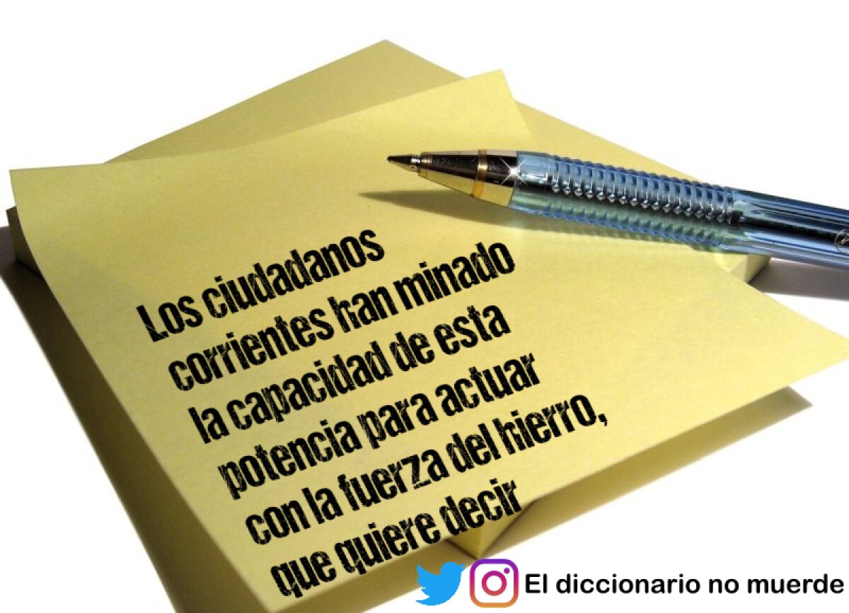 Los ciudadanos corrientes han minado la capacidad de esta potencia para actuar con la fuerza del hierro, que quiere decir