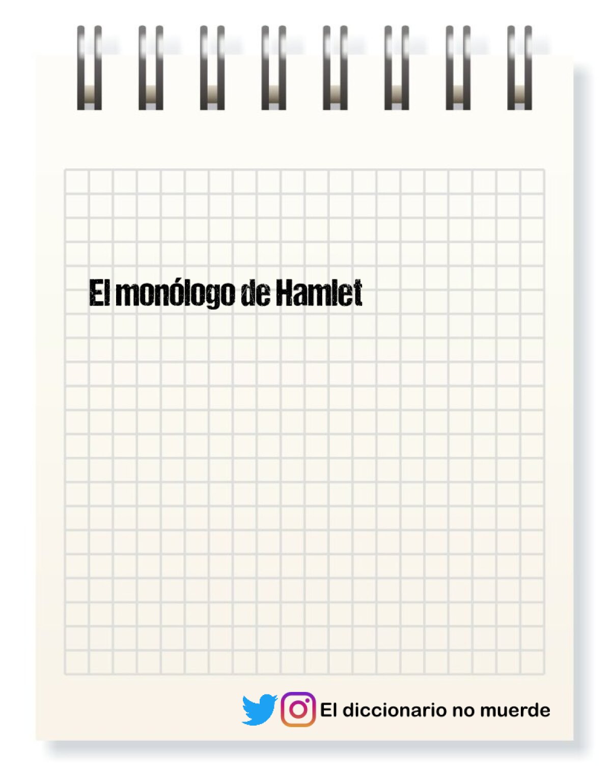 El monólogo de Hamlet