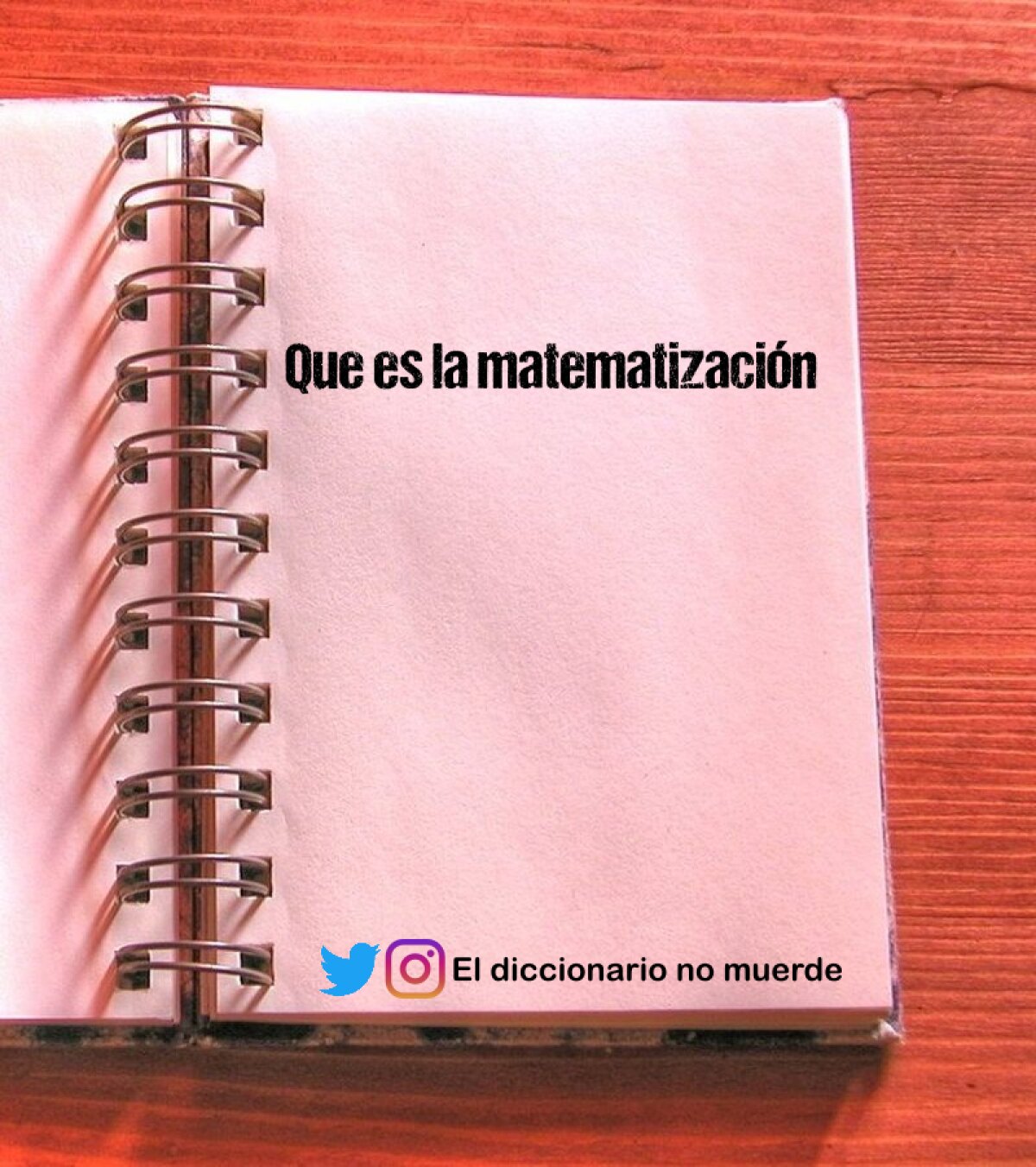 Que es la matematización