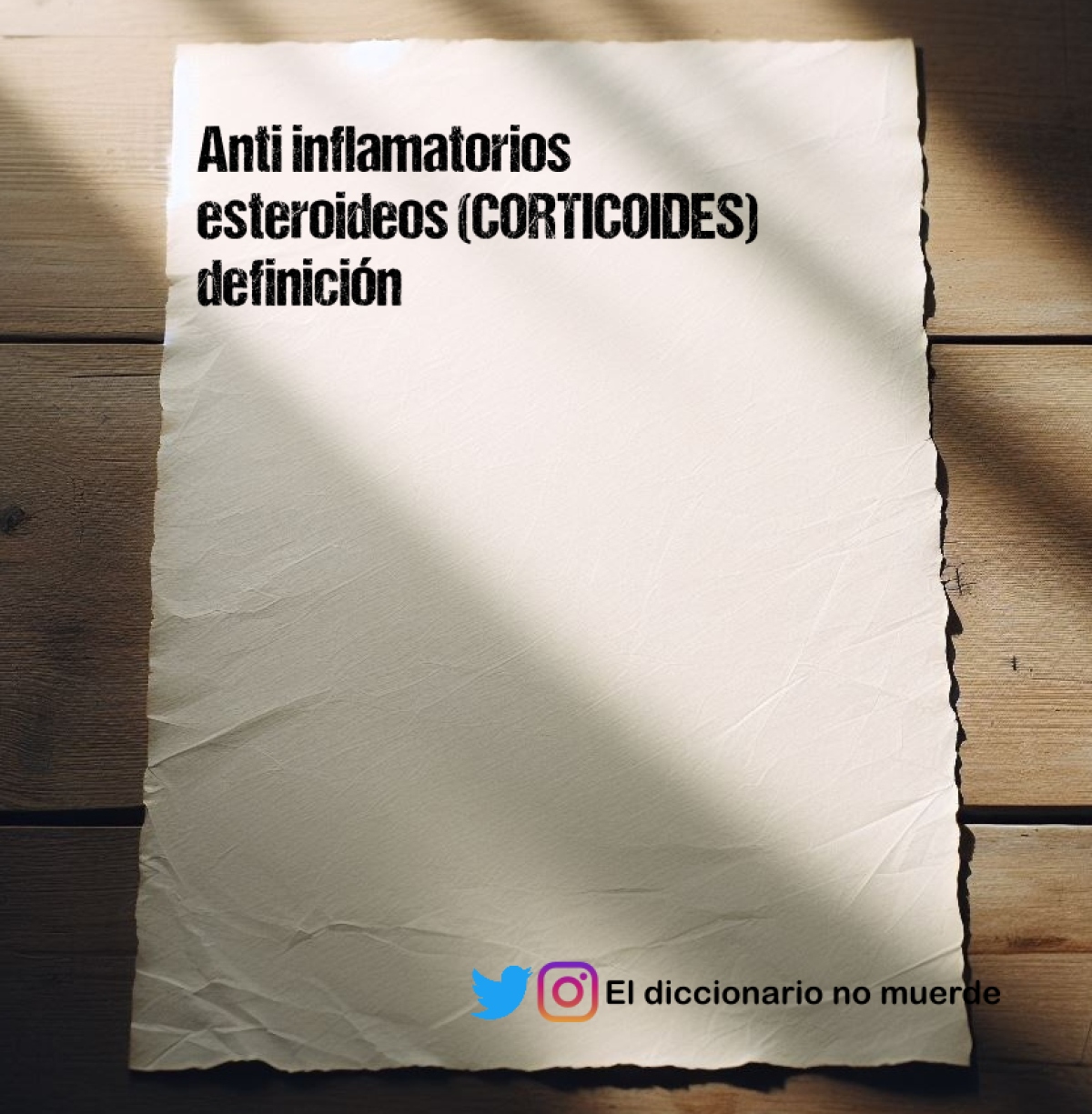 Anti inflamatorios esteroideos (CORTICOIDES) definición