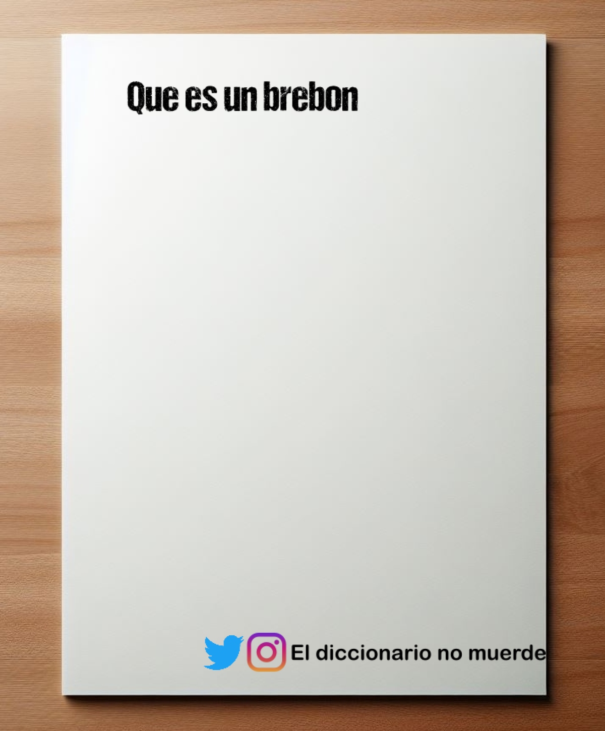 Que es un brebon