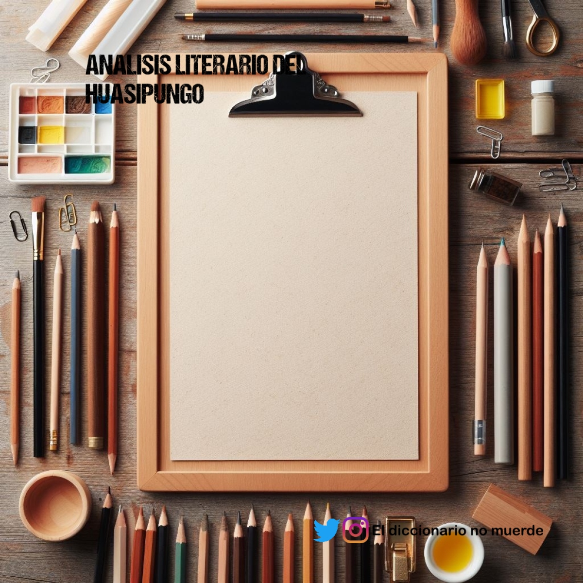 ANALISIS LITERARIO DEL HUASIPUNGO