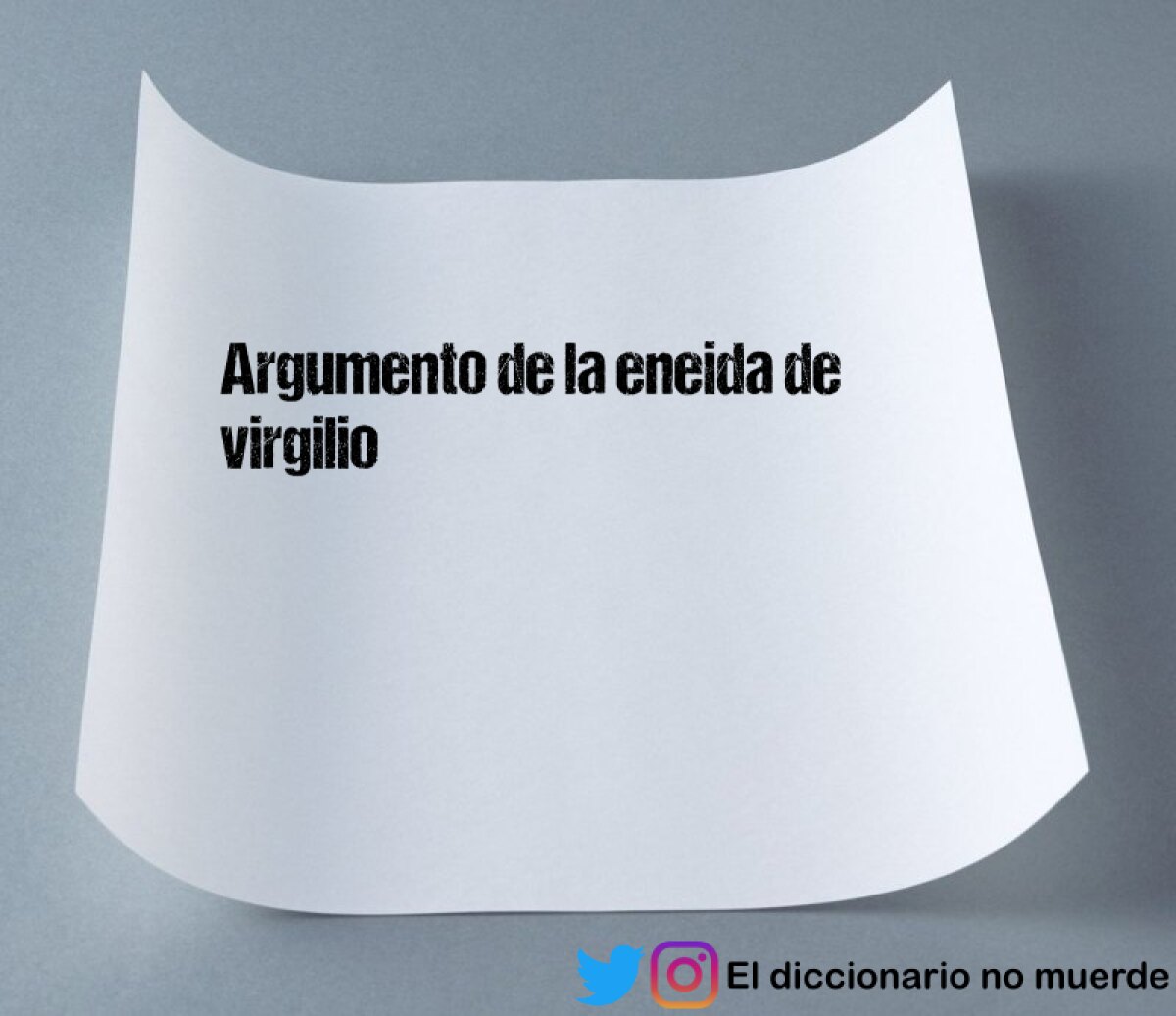 Argumento de la eneida de virgilio