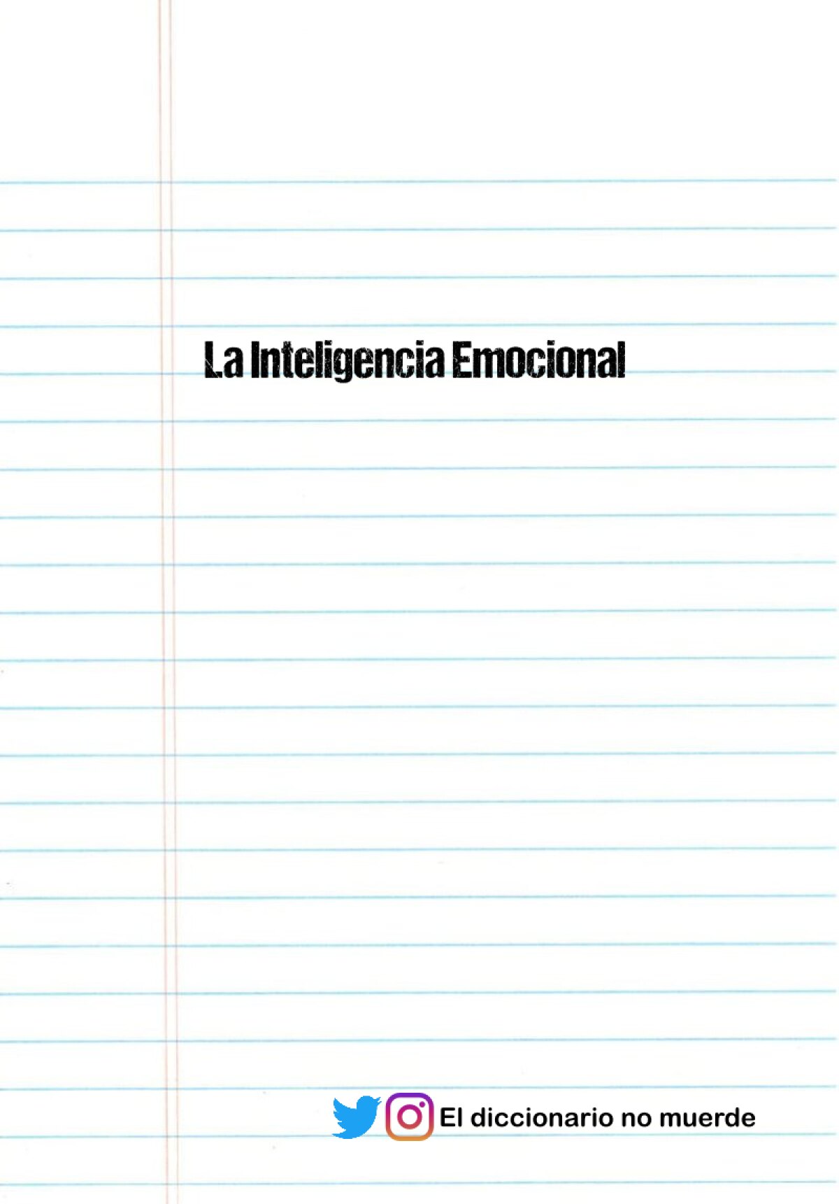 La Inteligencia Emocional