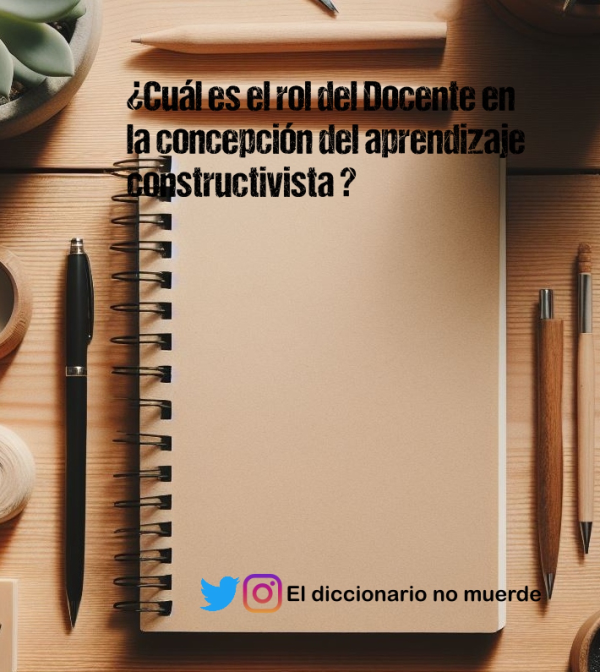 ¿Cuál es el rol del Docente en la concepción del aprendizaje constructivista ?