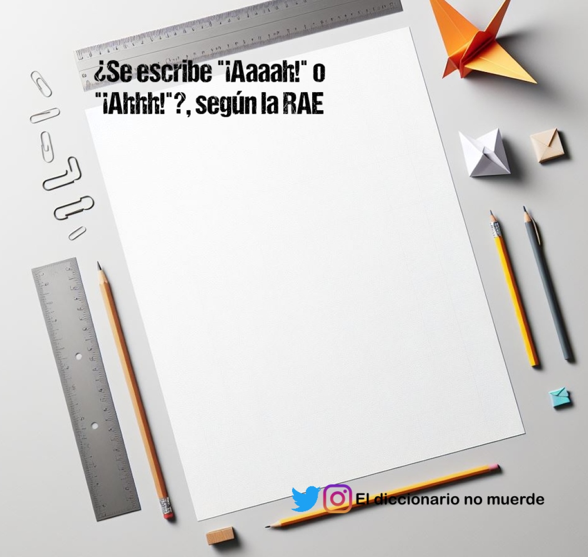 ¿Se escribe "¡Aaaah!" o "¡Ahhh!"?, según la RAE
