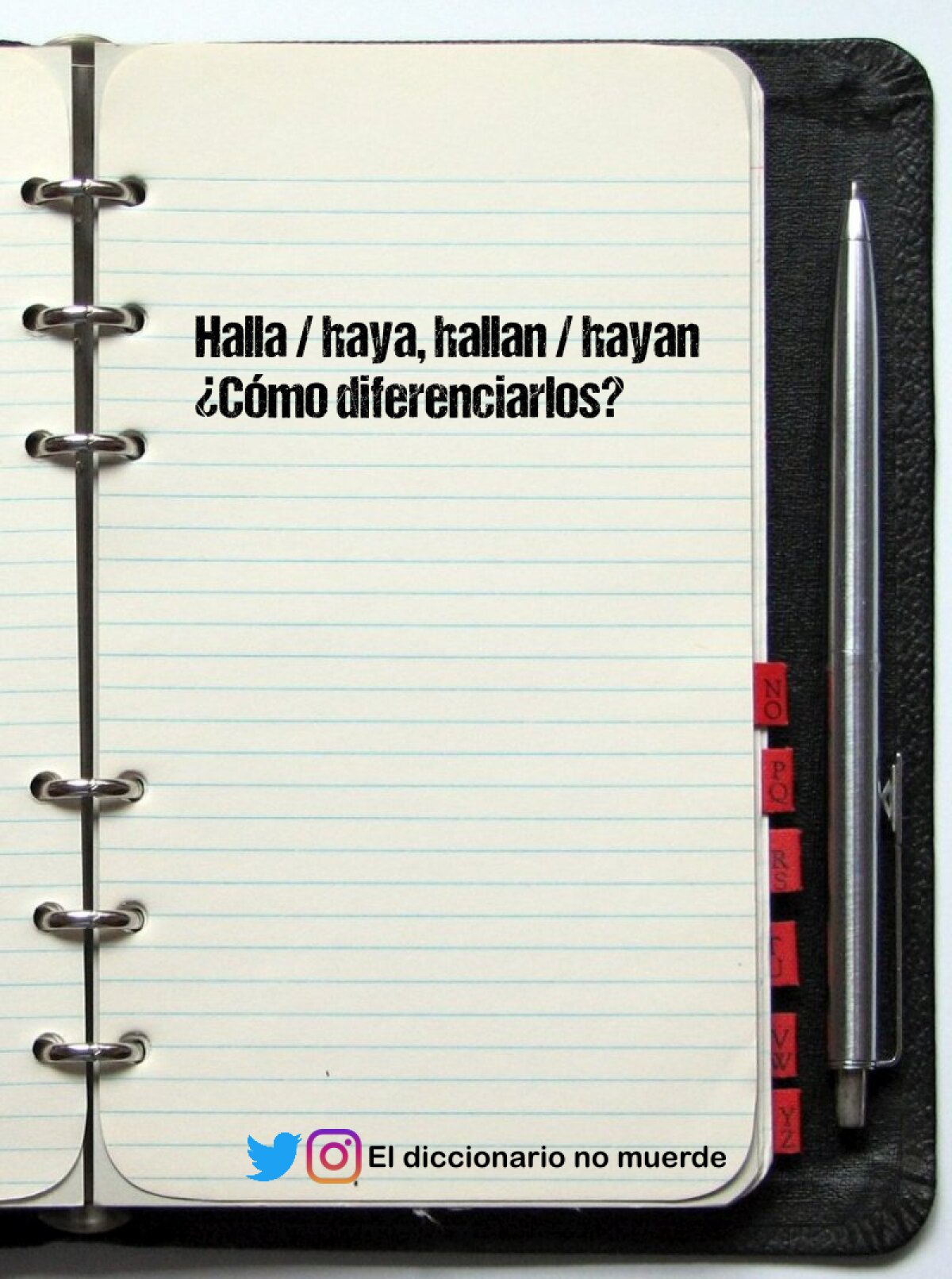 Halla / haya, hallan / hayan ¿Cómo diferenciarlos?