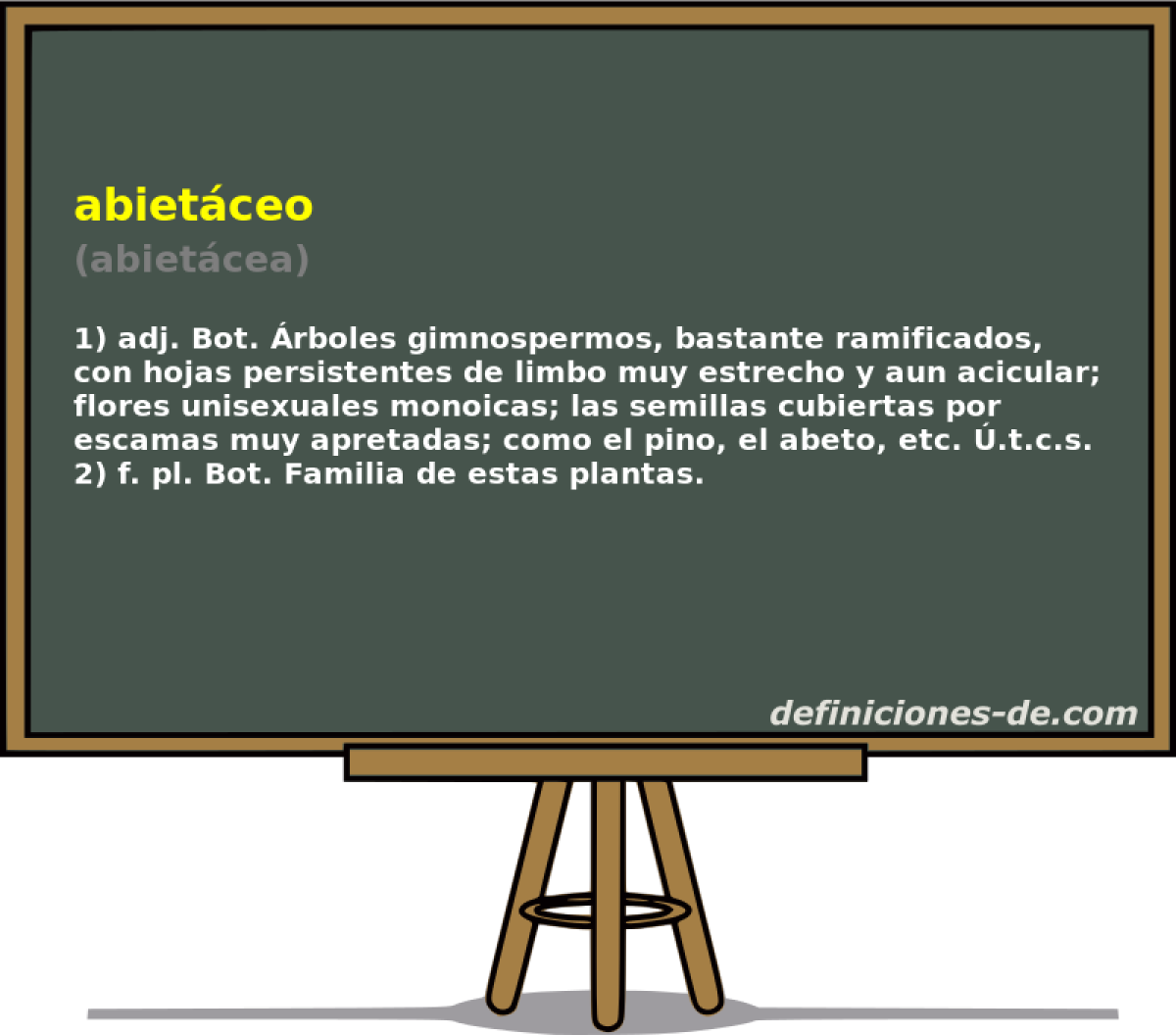 abietceo (abietcea)