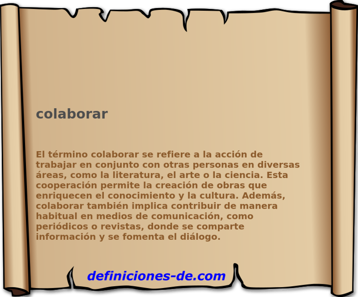 colaborar 