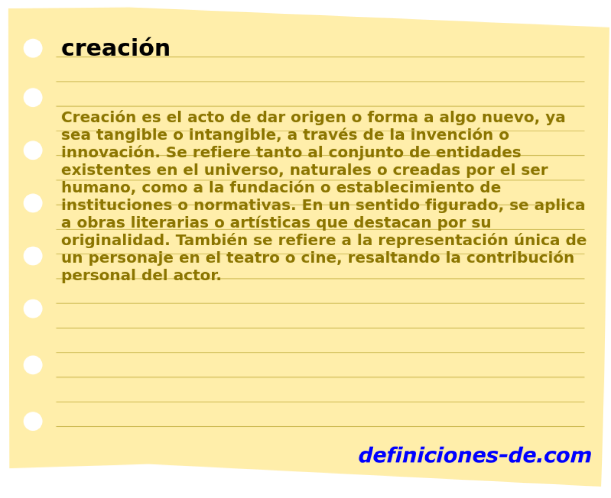 creacin 