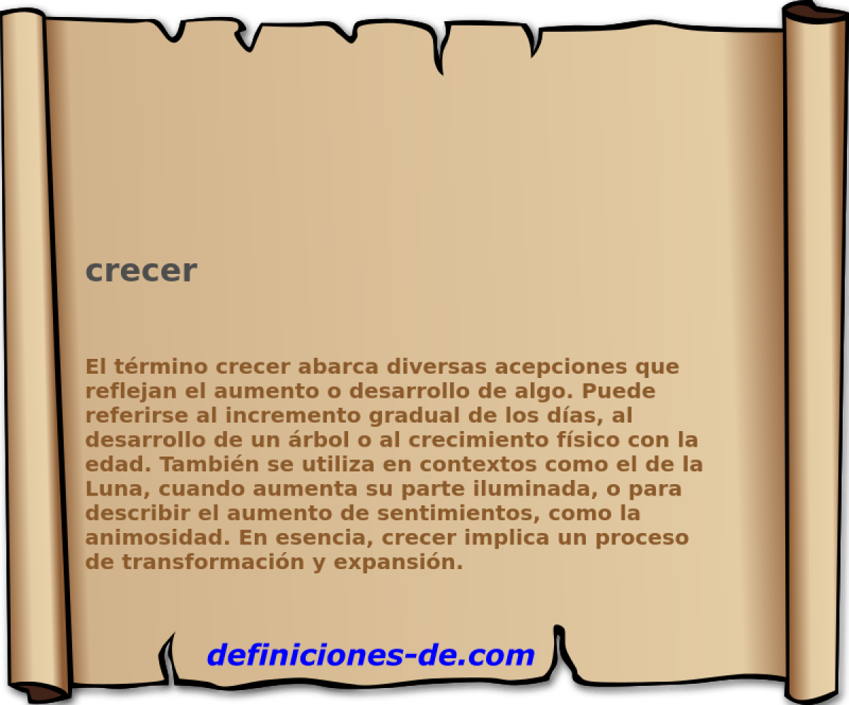 crecer 