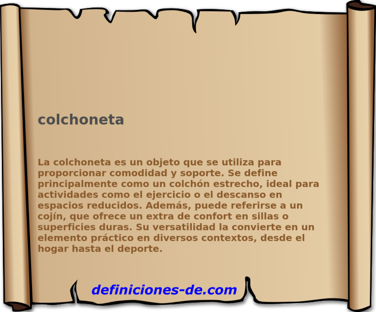 colchoneta 