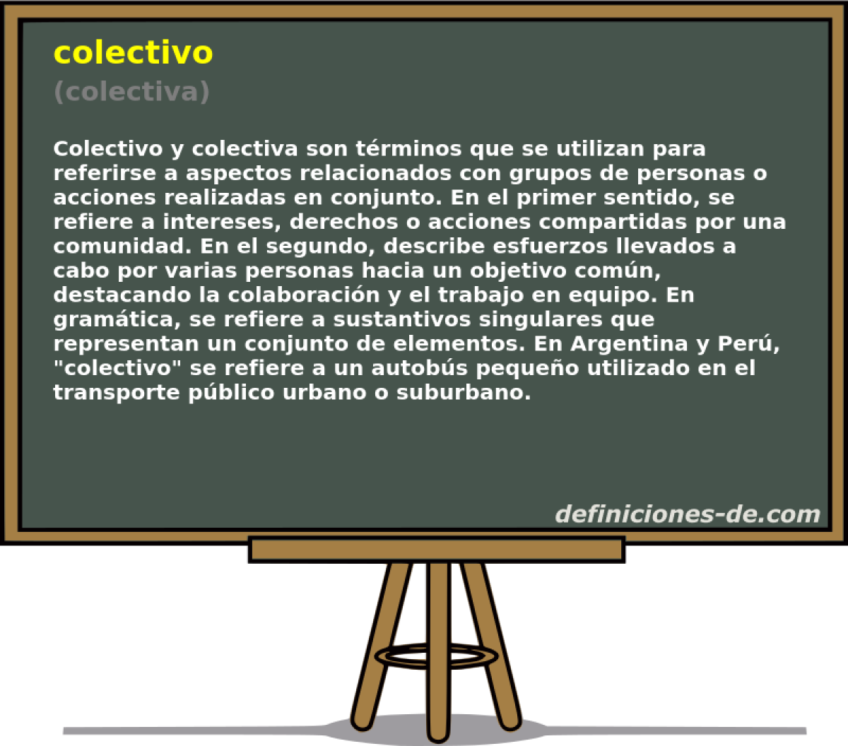 colectivo (colectiva)