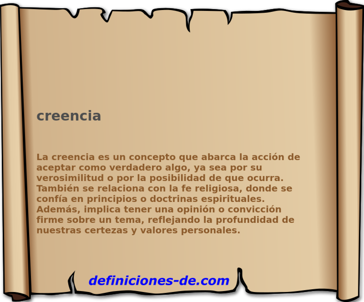 creencia 