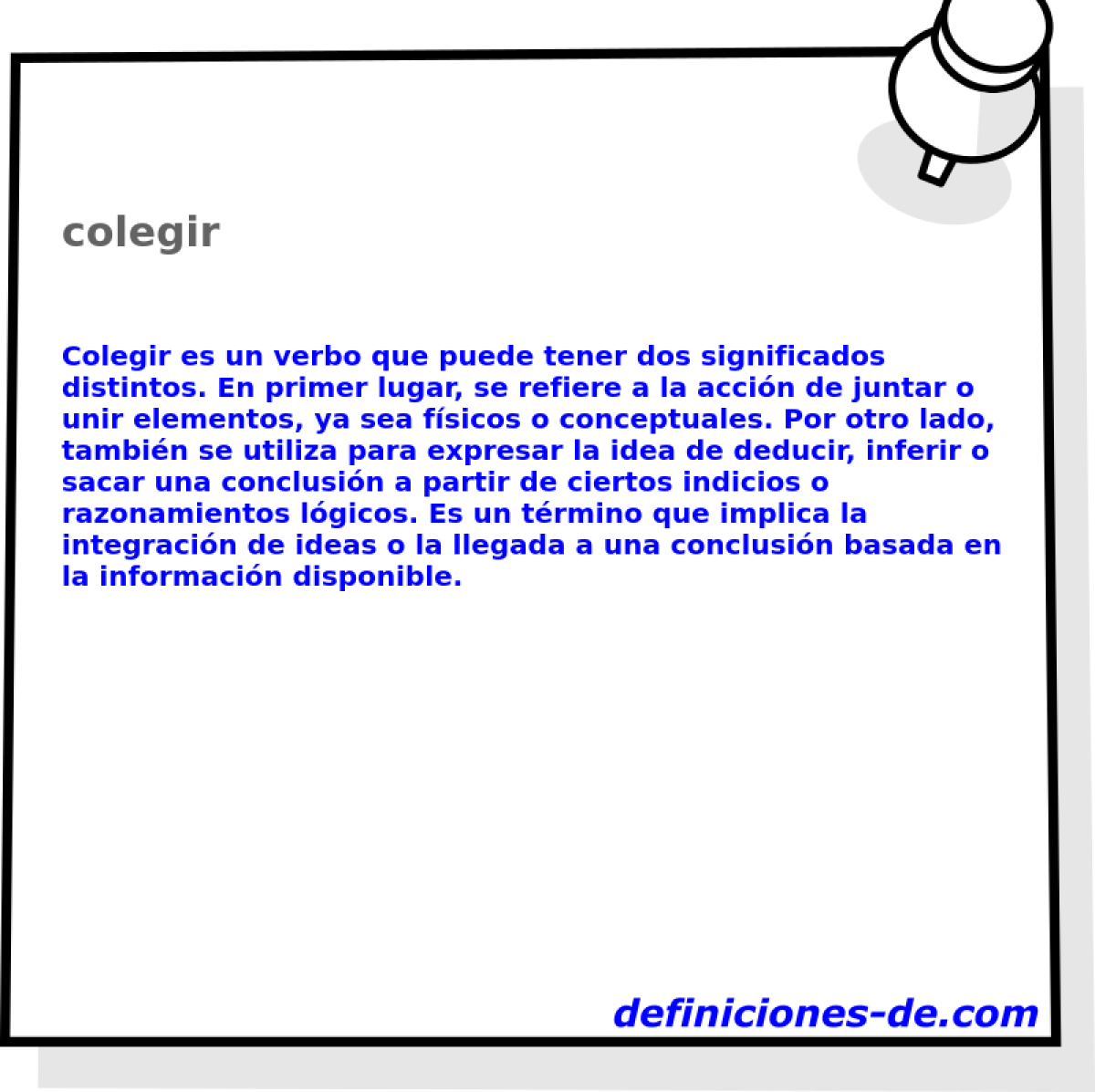 colegir 