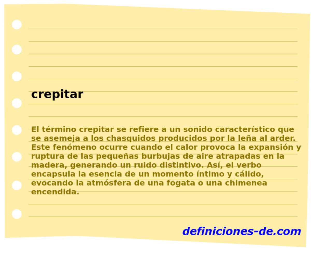 crepitar 