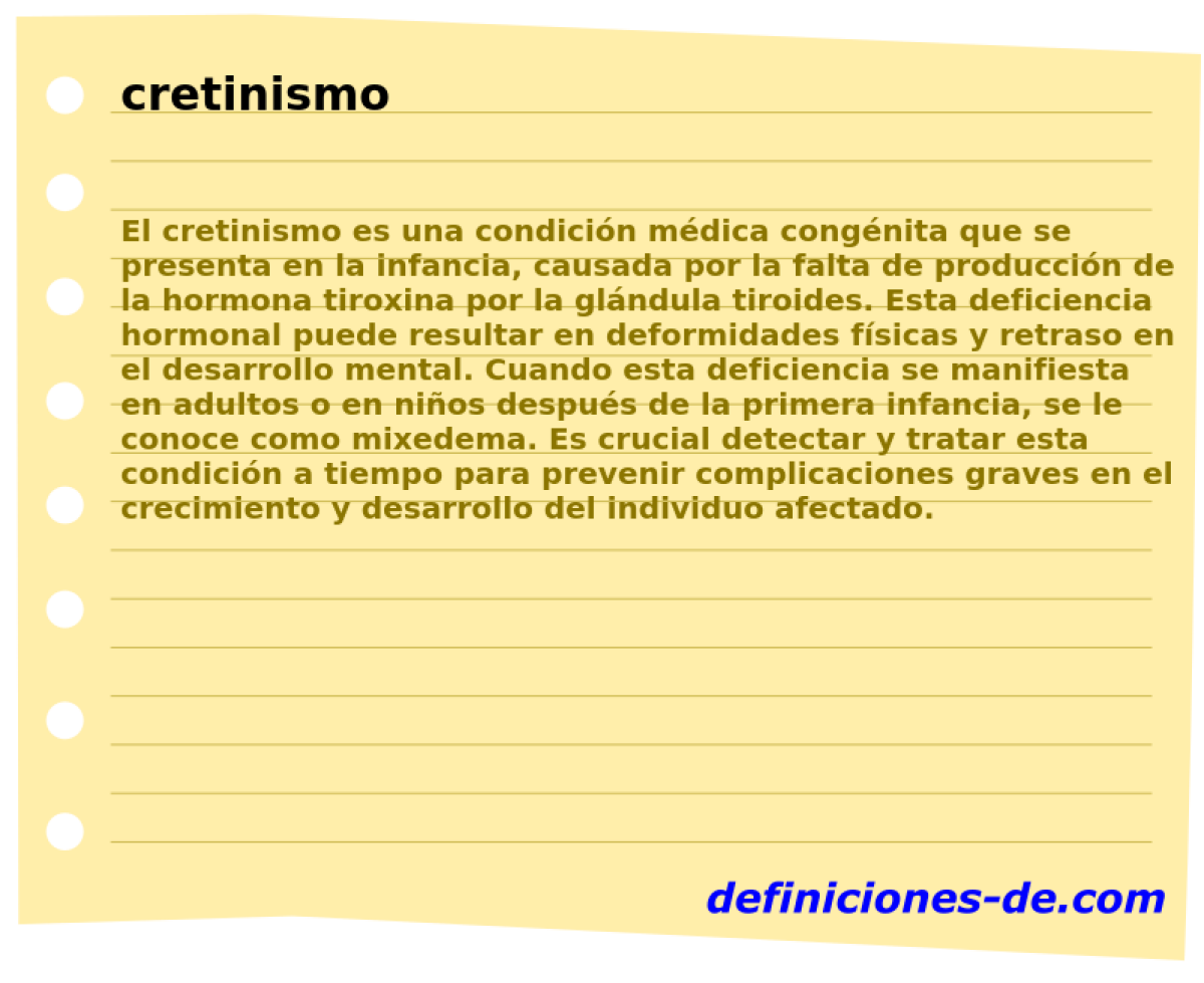 cretinismo 