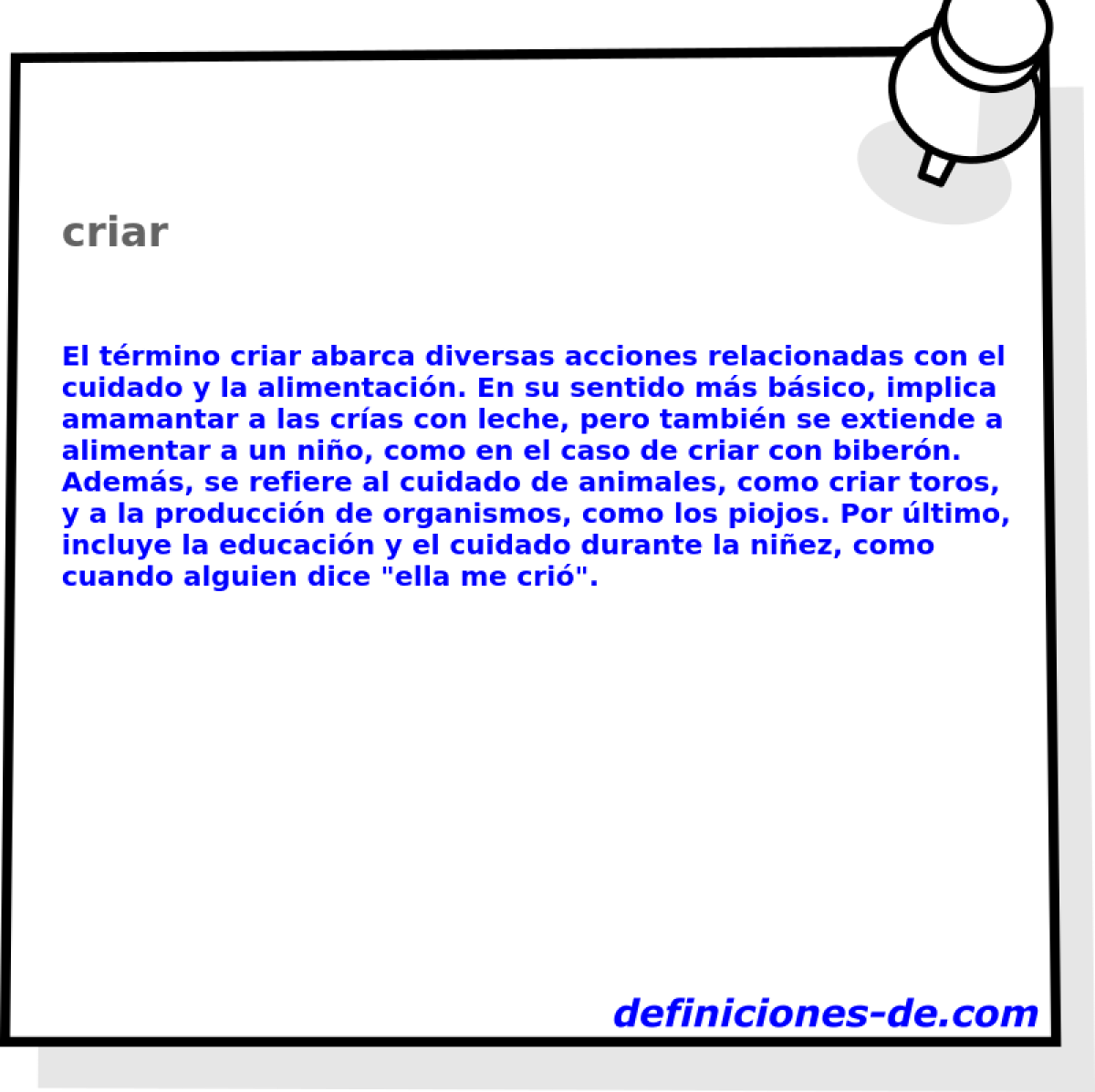 criar 