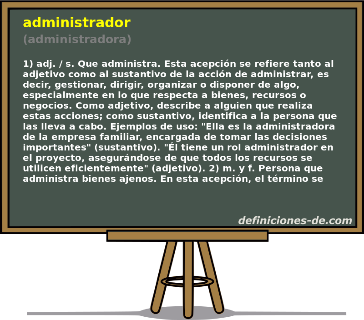 administrador (administradora)