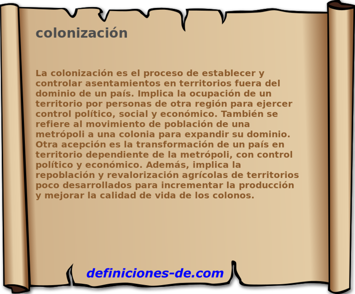 colonizacin 