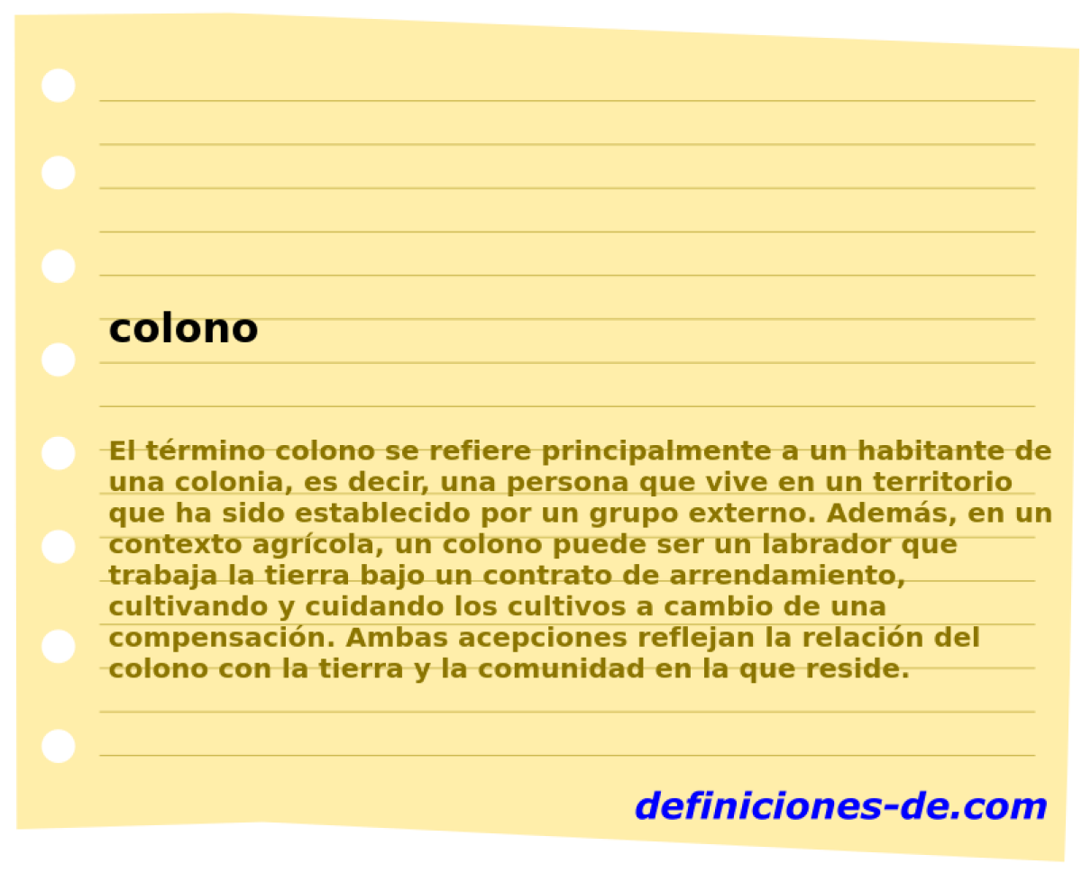 colono 