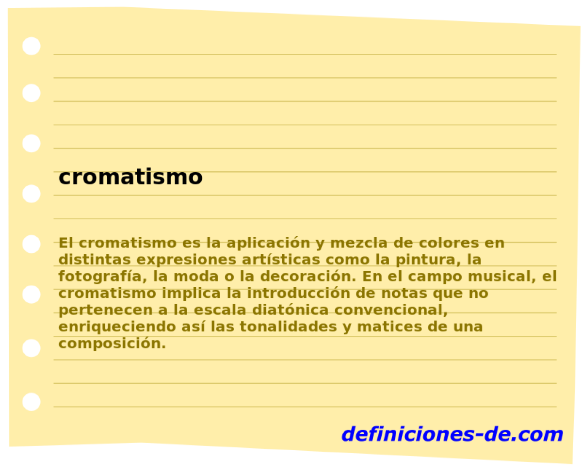 cromatismo 