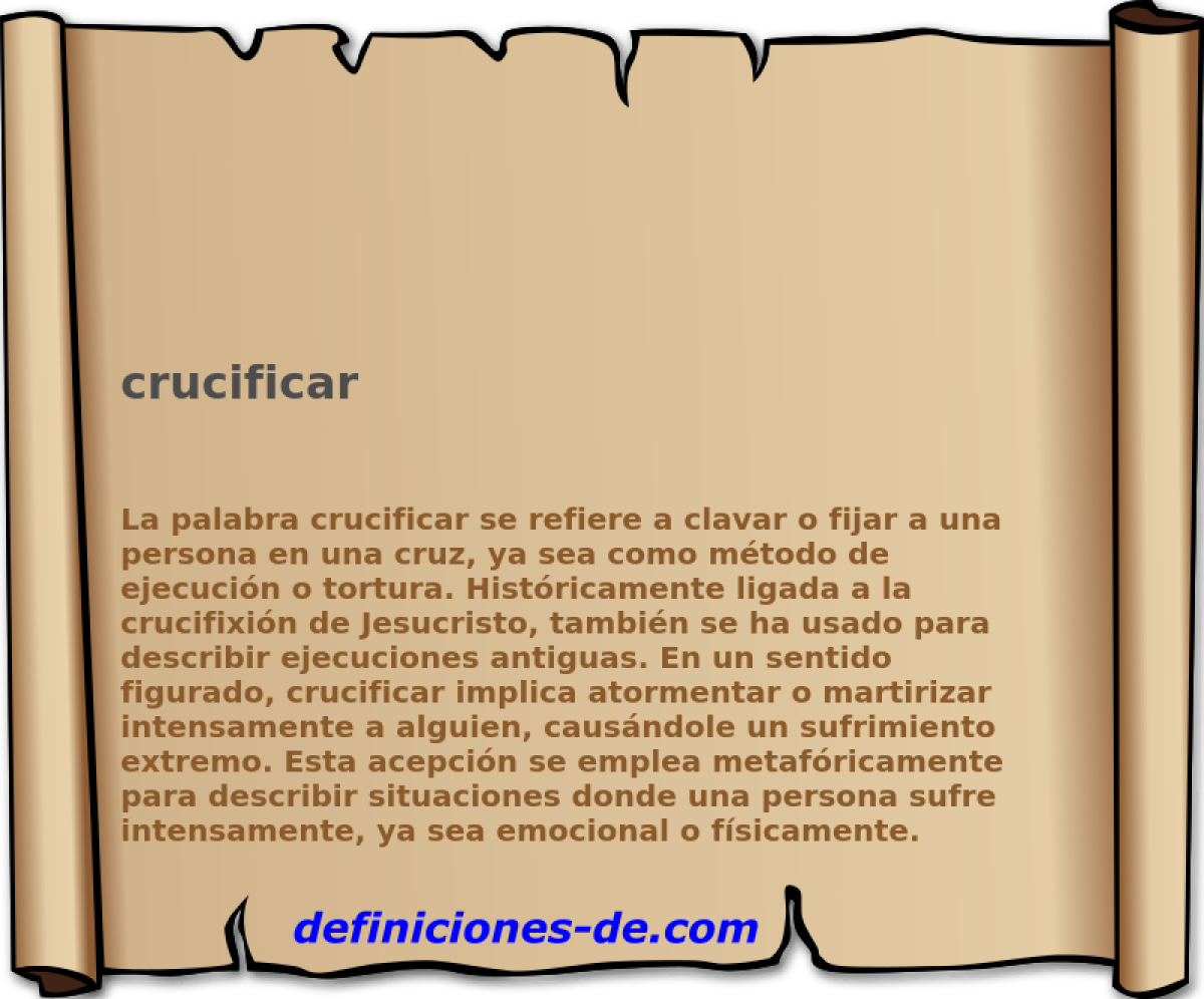 crucificar 