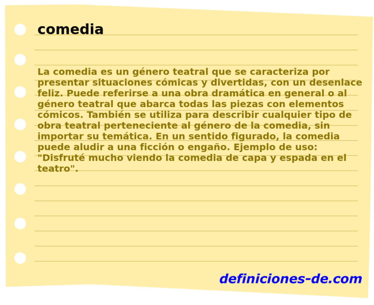 comedia 