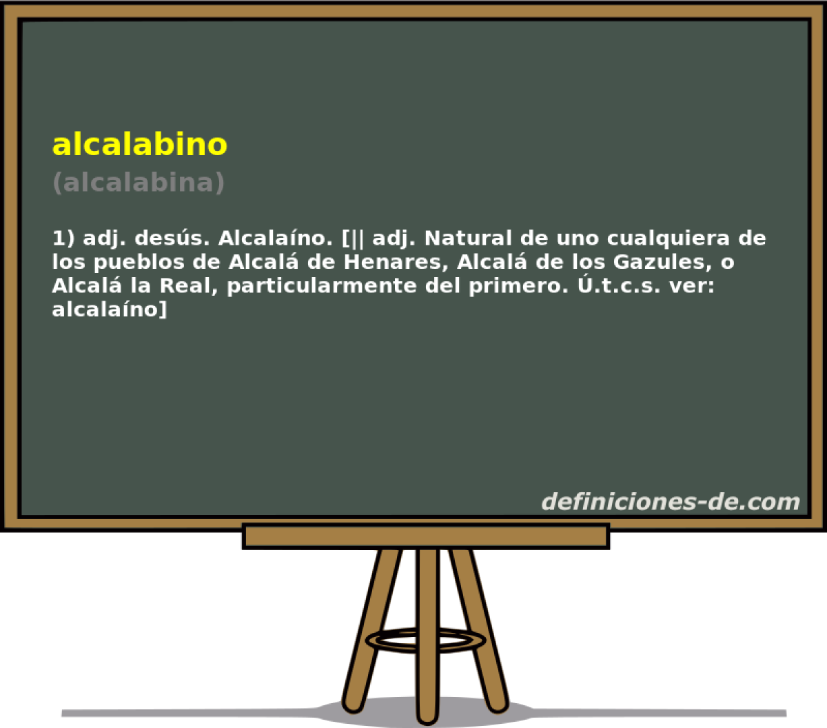 alcalabino (alcalabina)