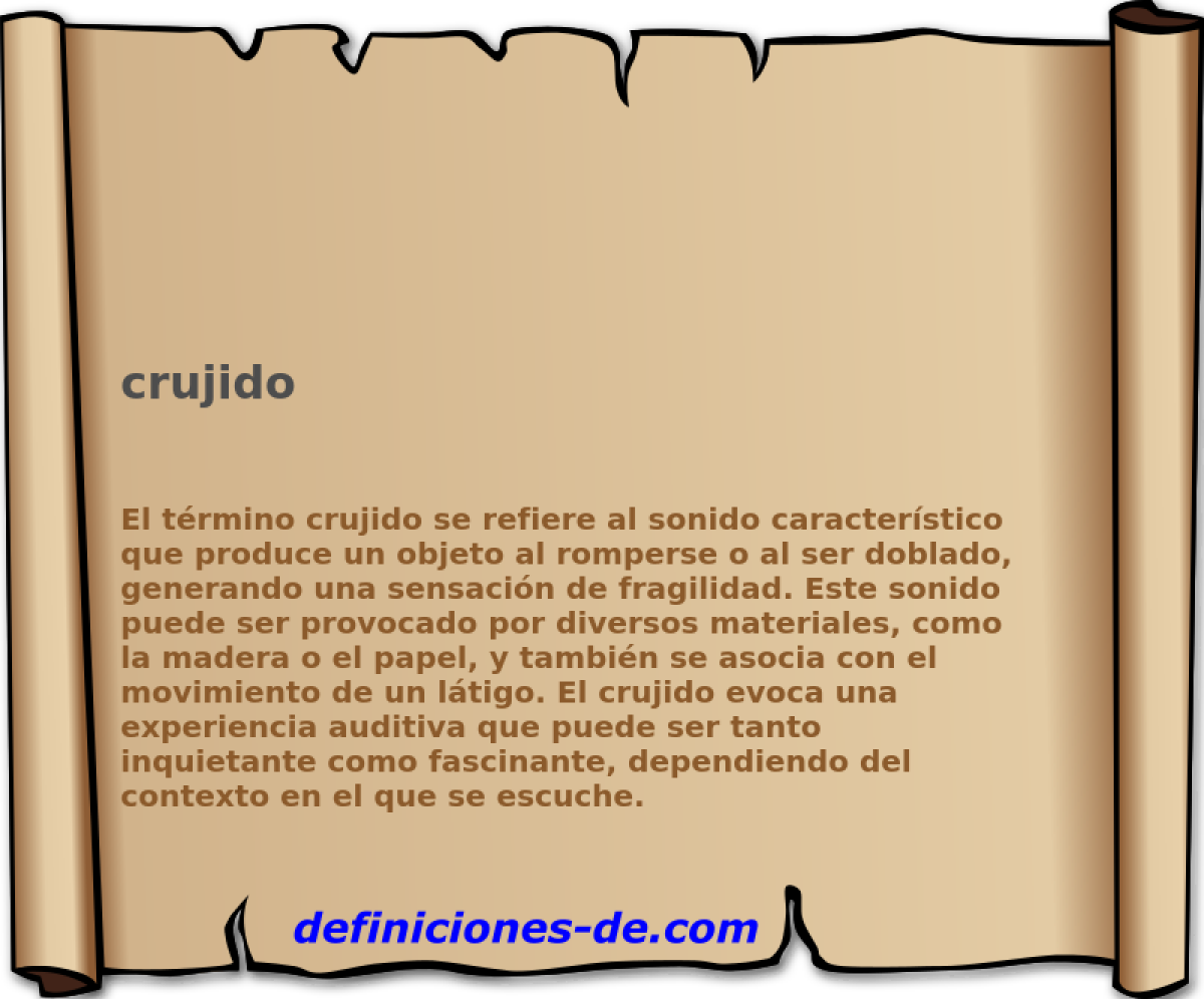 crujido 