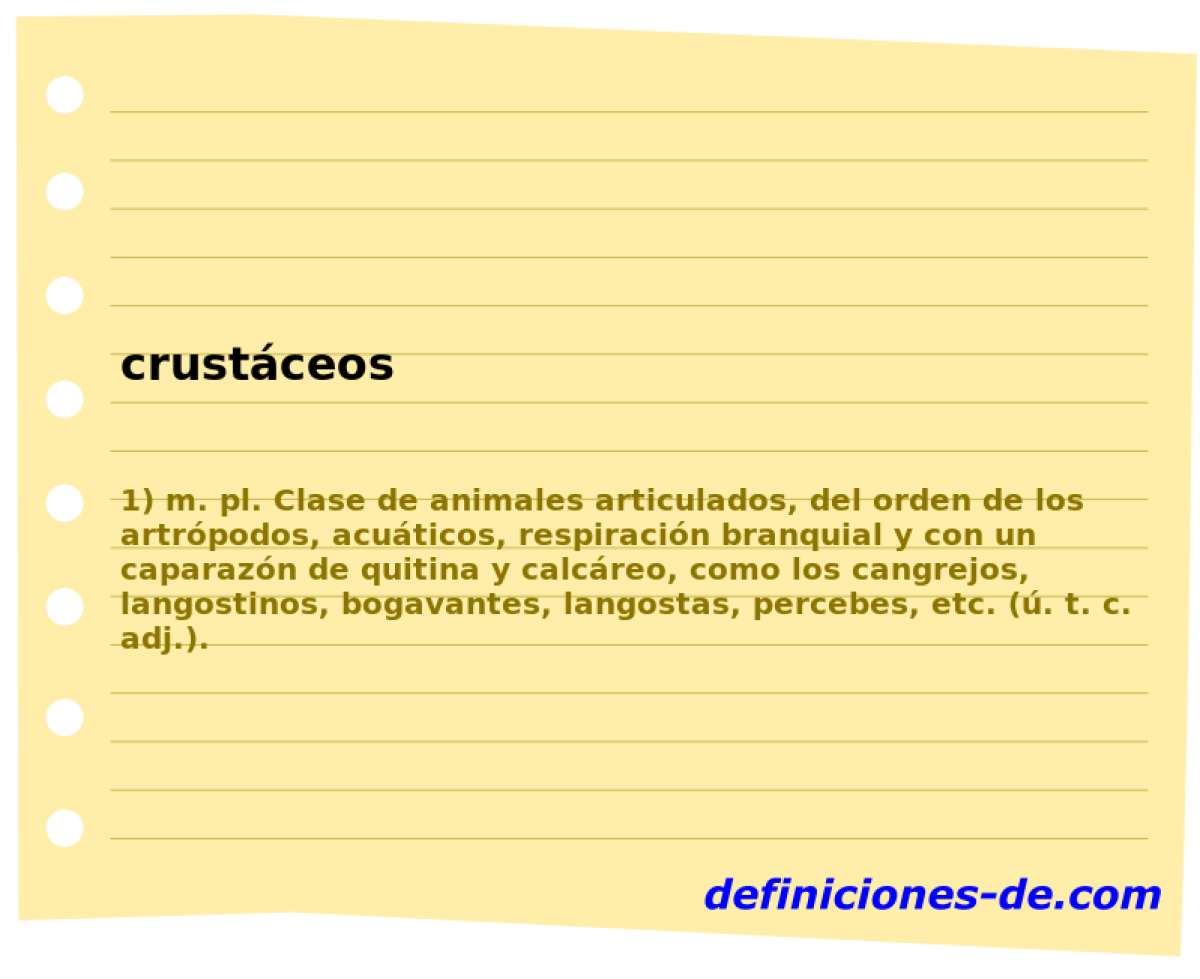 crustceos 