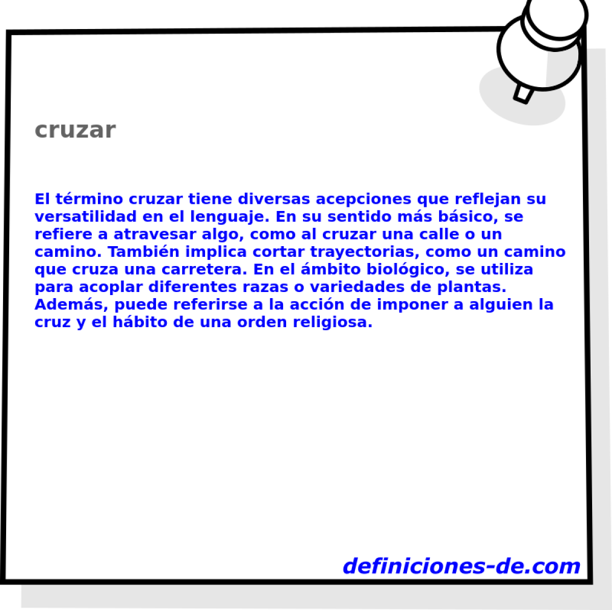 cruzar 