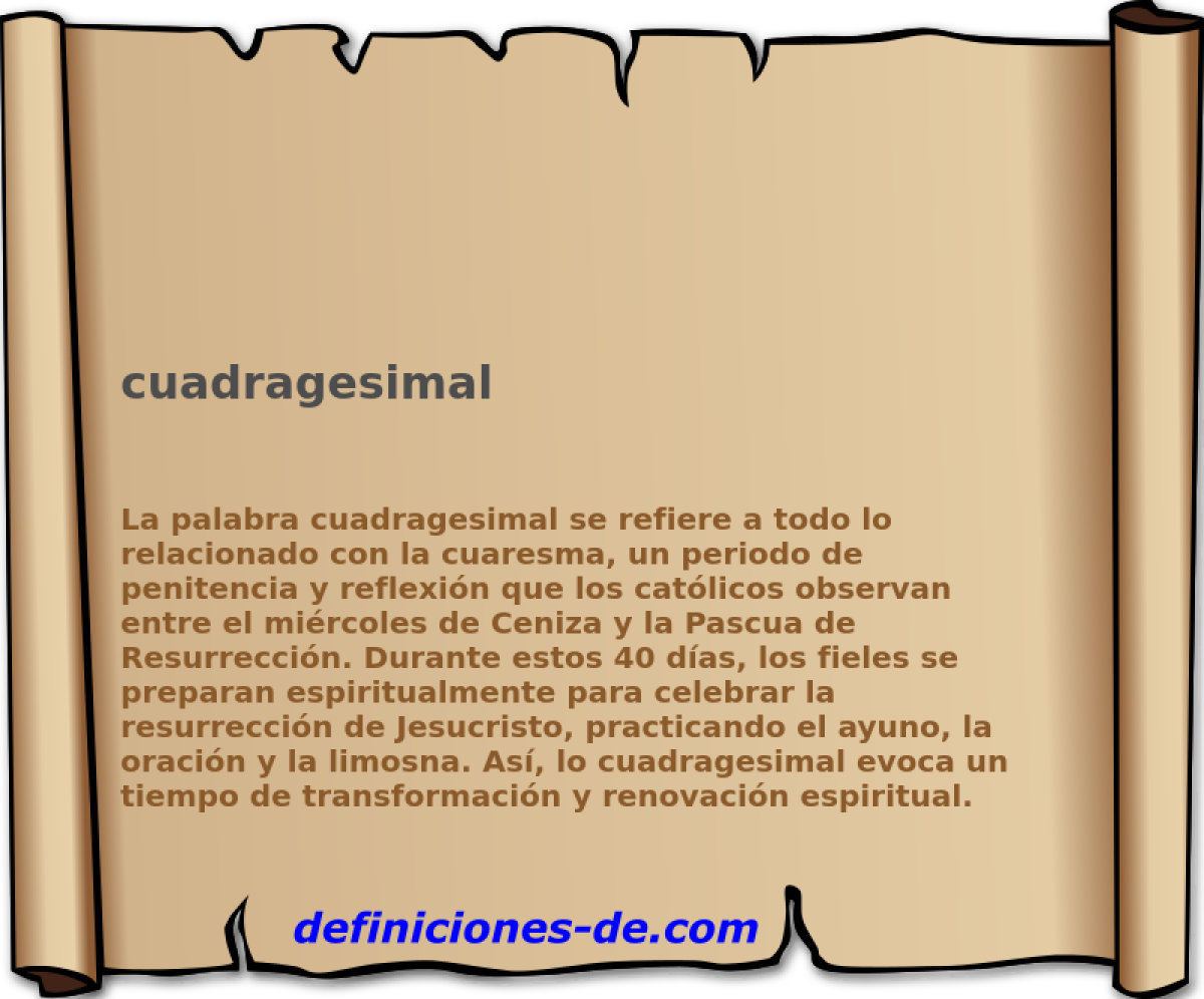 cuadragesimal 