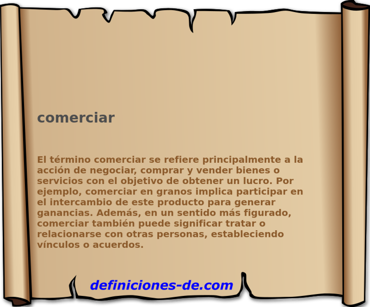 comerciar 