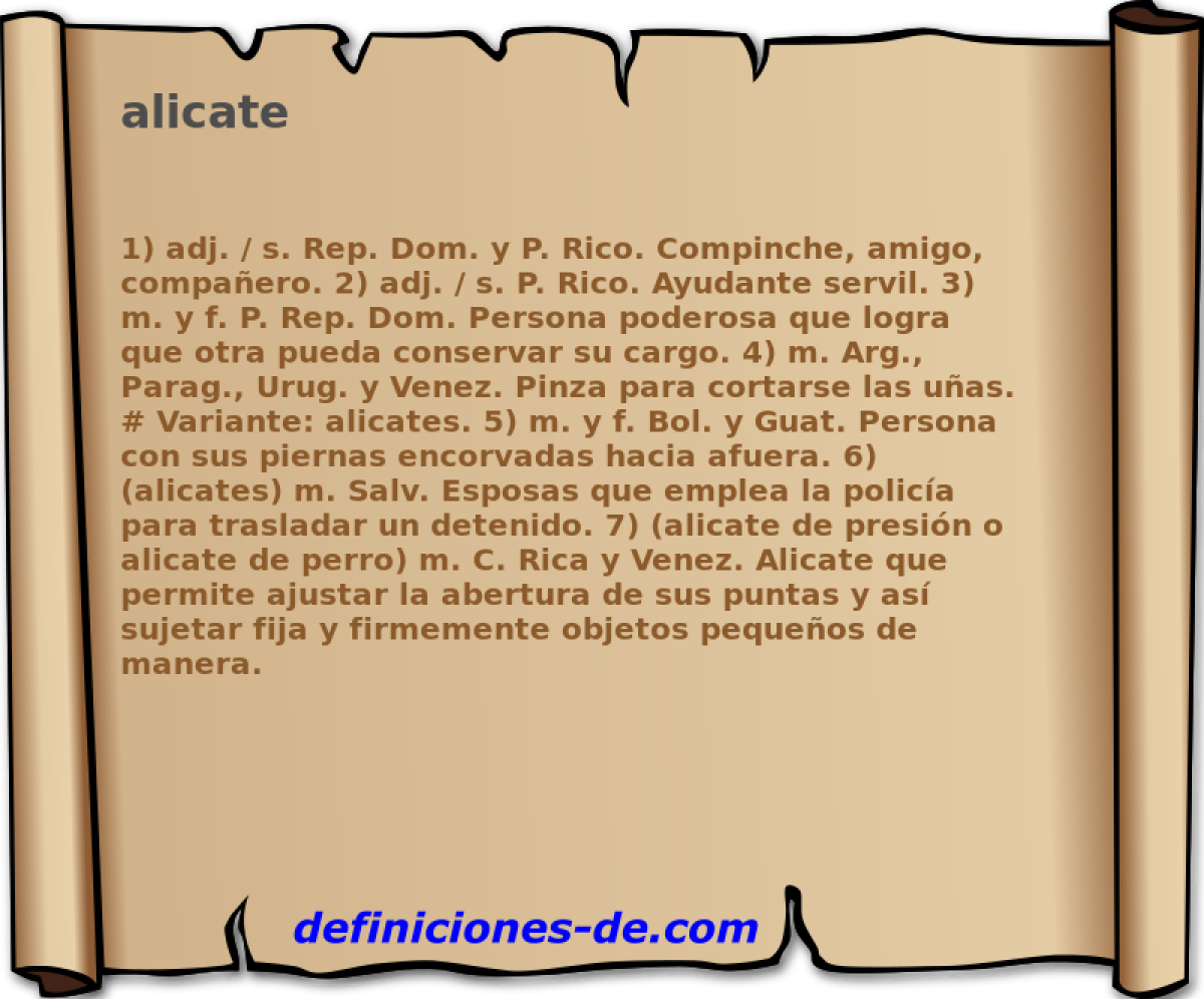 alicate 