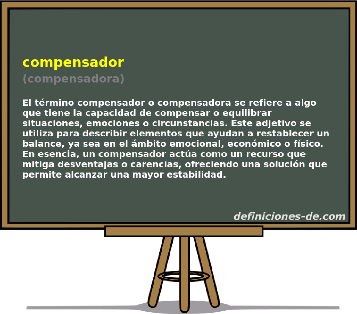 compensador (compensadora)