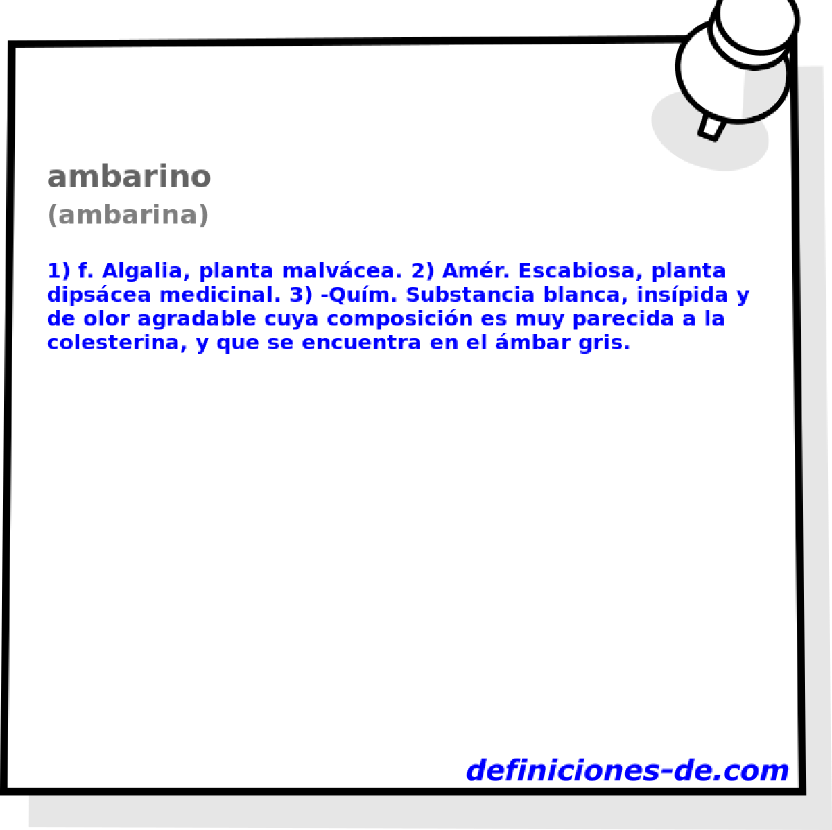 ambarino (ambarina)