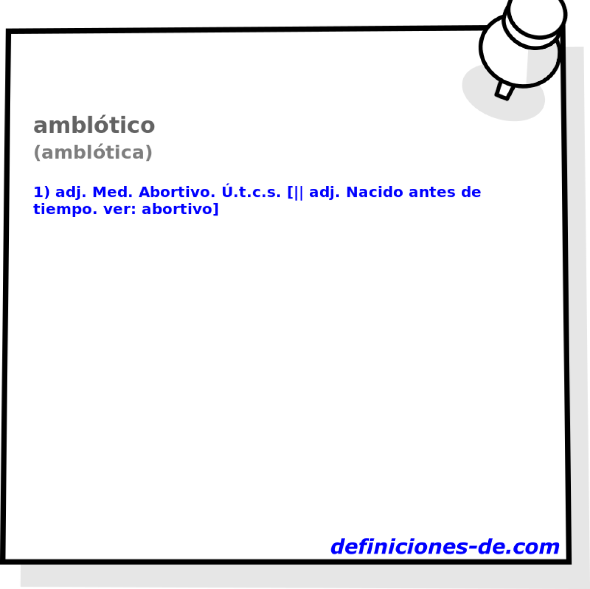 ambltico (ambltica)